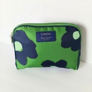 Clinique Kate Spade Small 8x7 Makeup Cosmetic Bag NWT